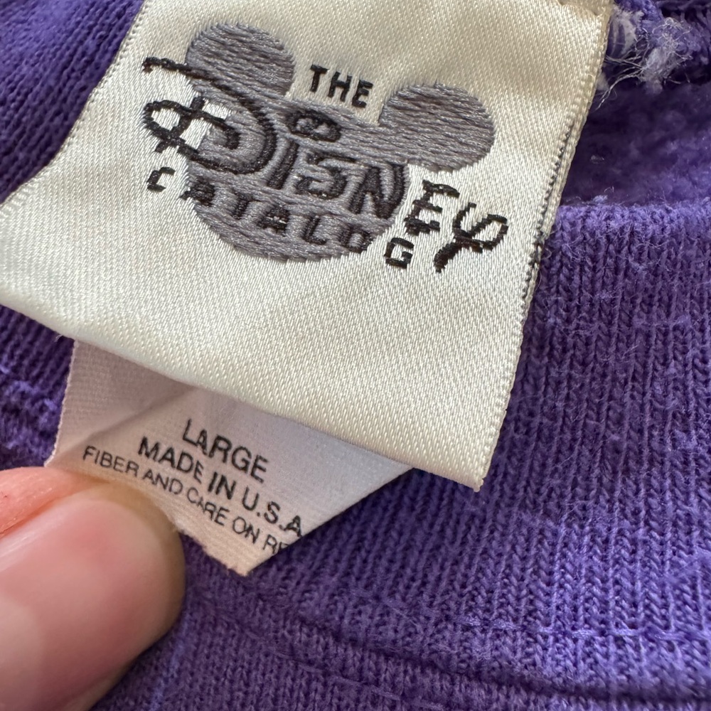Vintage 90s Disney Catalog Way Wicked Women Villains Sweatshirt Medium Rare - Picture 6 of 6